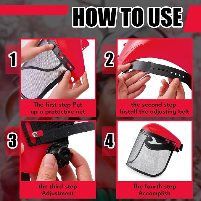 Amylove 6 Pcs Safety Face Shield - Image 4