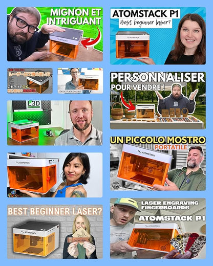 ATOMSTACK P1 5W Laser Engraver, Laser Cutter, Unibody Laser Engraving Machine - Image 2