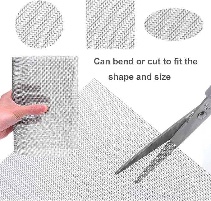 Stainless Steel Screen Mesh 30 Mesh Cloth, 304 Wire Netting Roll, Durable - Image 6