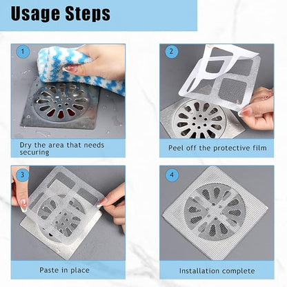 6 PCS Silicone Shower Drain Cover - Image 5