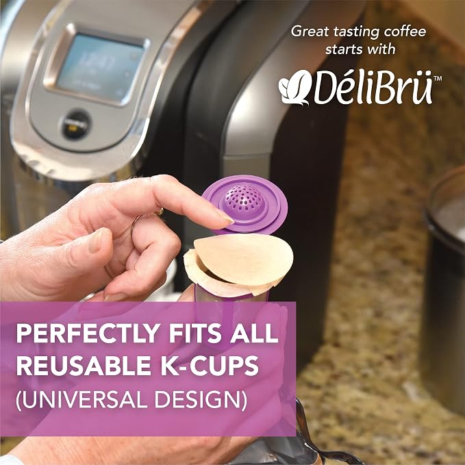 Delibru Unbleached K Cup Filters - Image 6