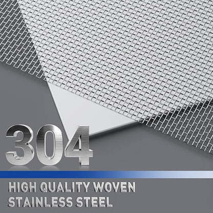 MAGZO 304 Stainless Steel Mesh Screen Roll 35in x 16.4ft - Image 3