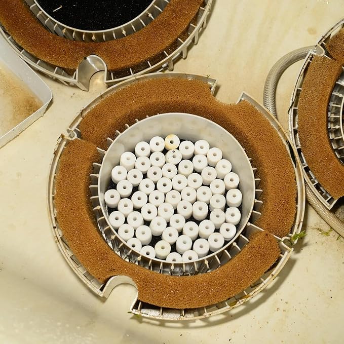 TOPZEA 6 Lb Aquarium Filter Media Ceramic Rings, Premier Bio Filter Medias - Image 4