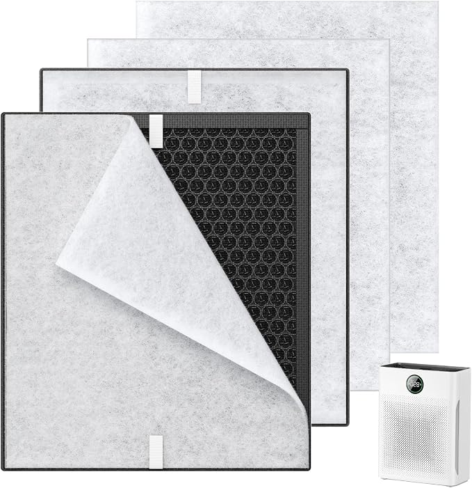 2 Pack PR1 Replacement Filter for Mooka Mode PR1 Air Purifier, H13 True HEPA by AddtoYourCart