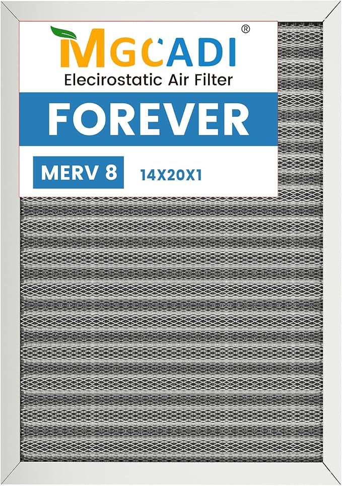 14x20x1 HVAC Furnace Air Filter, Lasts a Lifetime, the Last HVAC Filter You by MGCADI