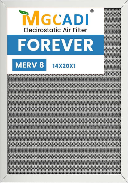 14x20x1 HVAC Furnace Air Filter, Lasts a Lifetime, the Last HVAC Filter You by MGCADI