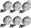 AIKVSXER LED Barn Lights 160W 24000LM Yard Area Light Dusk to Dawn Outdoor Lighting 6500K Security Flood Light IP66 Waterproof for Garden Garages Street Warehouse Farmhouse 6 Pack