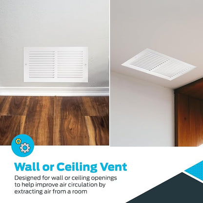 EZ-FLO 12 x 6 Inch Return Air Vent Cover - Image 4