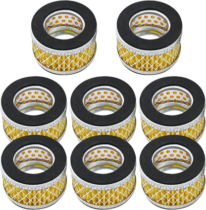 8 Pcs Air Compressor Filter Intake Paper Filter Elements 2.6 x 1.6 Inches - Image 6