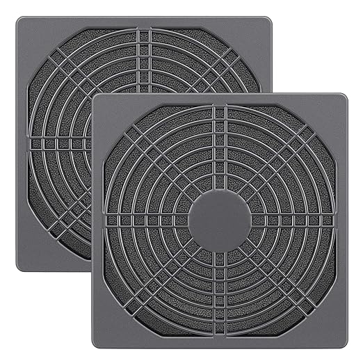 Wathai 2 Pack 120mm PC Fan Dust Filter Cover Computer Mess by Wathai