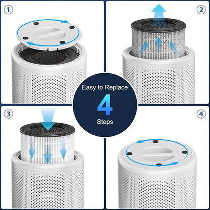 Tailulu 2 Pack D10 Replacement Filter, Air Purifier Filter - Image 4