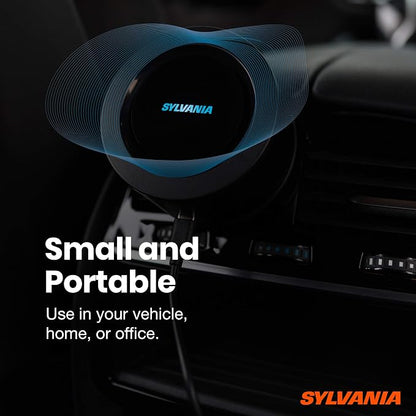 SYLVANIA - Airzing Mini Air Purifier - Vehicle, Office - Air Ionizer, USB-C - Image 4