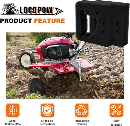 LOCOPOW 17211-ZM3-800 Air Filter Fits Honda GX31 GX22 GX 31 22 Engines FG100 - Image 5