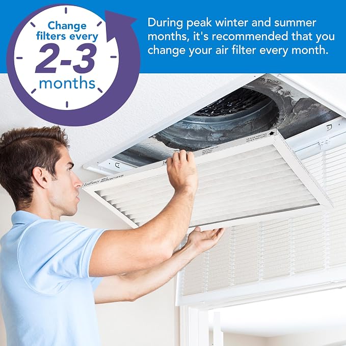LotFancy 14x25x1 Air Filter MERV 11 4-Pack, Electrostatic Pleated AC Furnace - Image 6