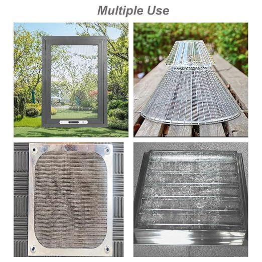 6PACK 304 Stainless Steel Metal Mesh Screen, 20Mesh 1mm Hole Fine Wire Mesh - Image 6