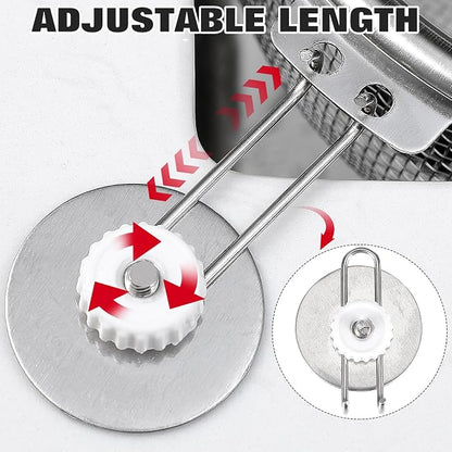 Hemoton Triangle Corner Sink Strainer Basket 8.46X6.10X2.95In Kitchen Drain - Image 5