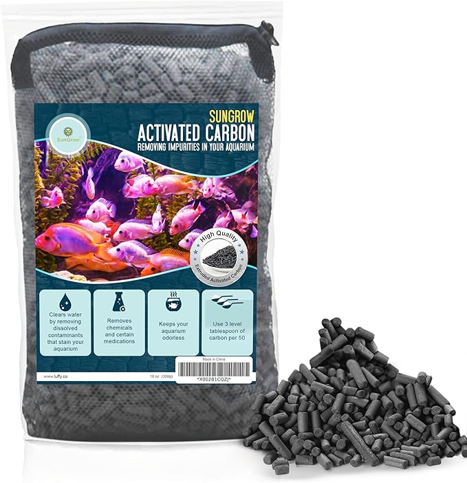 SunGrow 10 oz Activated Carbon, by SunGrow
