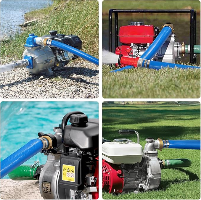 1.5" x 50 ft Backwash Hose for Swimming Pools, Heavy Duty PVC Lay Flat Water - Image 6