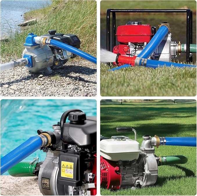 3" x 50 ft Backwash Hose for Swimming Pools, Heavy Duty PVC Lay Flat Water - Image 6