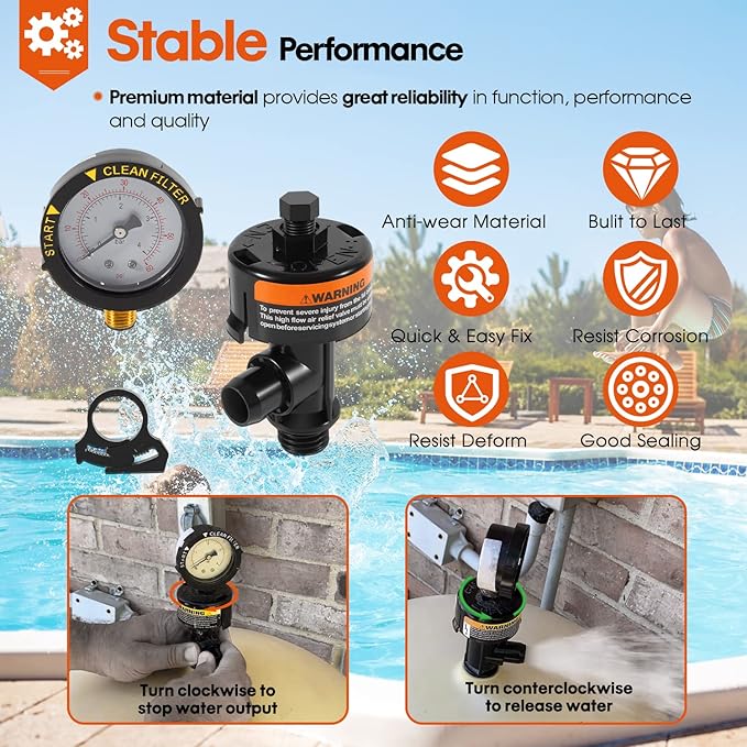 98209800 High Flow Manual Relief Valve/Air Relief Manual Valve Assembly - Image 4