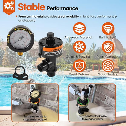 98209800 High Flow Manual Relief Valve/Air Relief Manual Valve Assembly - Image 4