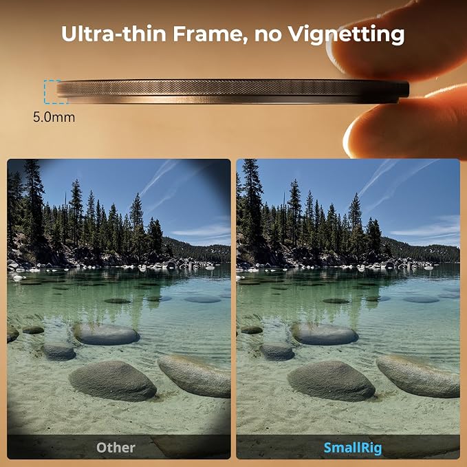 SmallRig 67mm Magnetic Circular Polarizers Filter + 67mm Threaded Filter Ring - Image 5