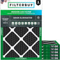 Filterbuy 20x21.5x1 Air Filter MERV 10 Odor & Allergy Defense by Filterbuy