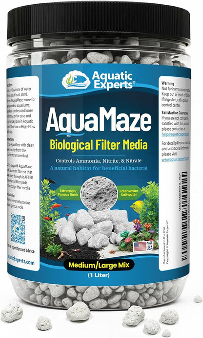 Aquatic Experts AquaMaze Aquarium Bio Media – 1L by AquaticExperts
