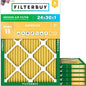 Filterbuy 24x30x1 Air Filter MERV 11 Superior Pet & Allergy Defense, by Filterbuy