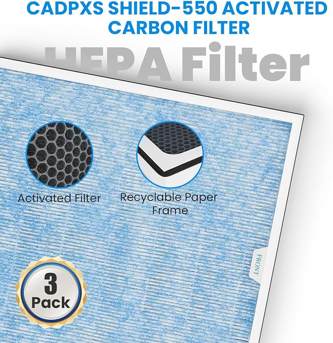 CADPXS HEPA/Activated Carbon Filter Replacement Set - Image 5