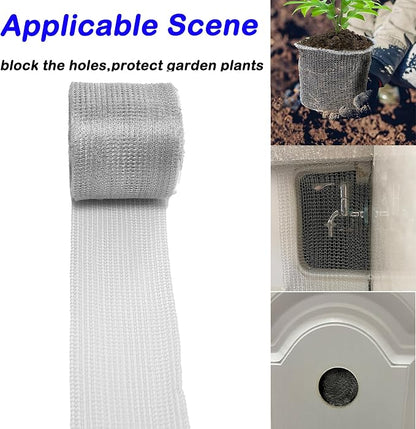 Wire Mesh for Mice Control 5IN X 53Ft, Hole Fill Fabric, Upgraded Stainless - Image 6