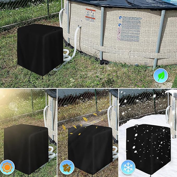 COVER - Sand Filter Pump Cover, Ground Mounted Heavy Duty Fabric Pool Pump - Image 4