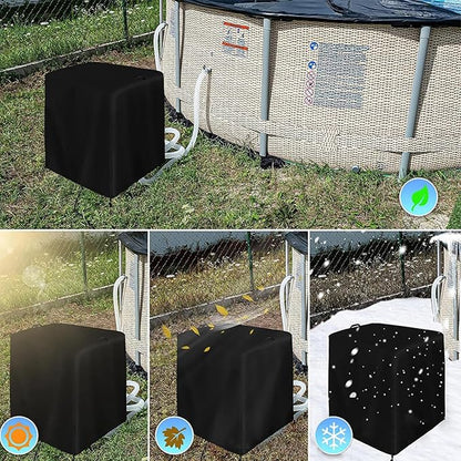 COVER - Sand Filter Pump Cover, Ground Mounted Heavy Duty Fabric Pool Pump - Image 4