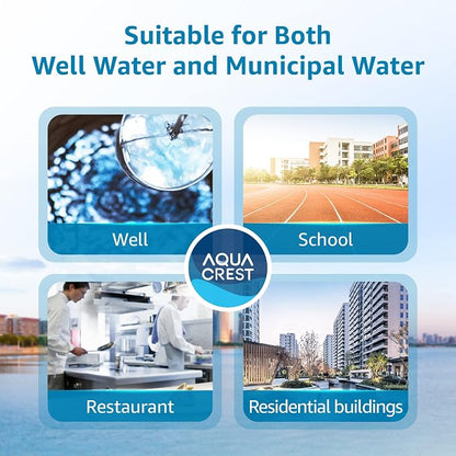 AQUA CREST FXHTC 5 Micron 10" x 4.5" Whole House Water Filter Replacement - Image 7