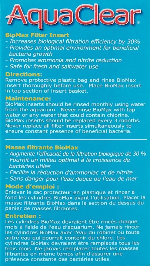 Aqua Clear AquaClear 20 BioMax, Aquarium Filter Replacement Media - Image 3