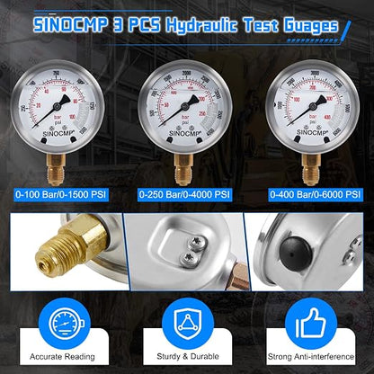 SINOCMP Hydraulic Pressure Test Kit - Image 2