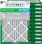 Filterbuy 28x30x2 Air Filter MERV 8 Essential Dust & Allergy Defense, by Filterbuy