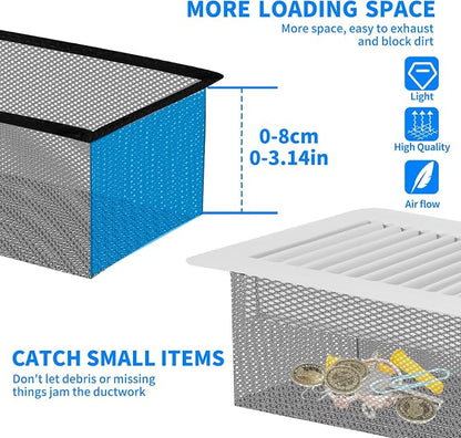 Floor Register Cover Trap, Floor Air Vent Cover Screen - Image 4