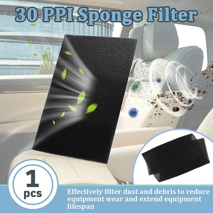 30 PPI Sponge Filter, Foam Filter Replacement, Universal Air Filter Sheet - Image 2