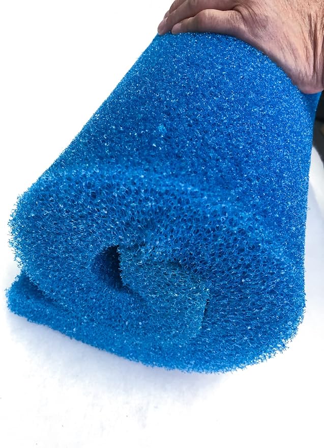 ViaAqua Aquarium Bio Sponge Filter Media Pad, 23.6" x 17" x 2", Open Cell Foam - Image 2