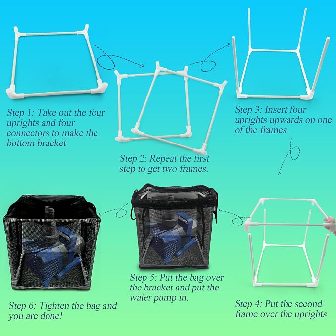 10 inch Large Pond Pump Filter Upgraded 2.0, Extended Anti-Clogging Outdoor - Image 5
