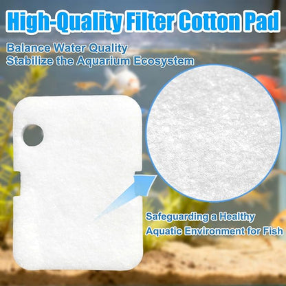 10PCS Replacement Filter Kit for Cascade 700/1000 CCF2UL/CCF3UL Aquarium Floss - Image 4