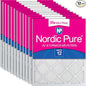Nordic Pure 18x25x1 Tru Mini Pleat MERV 12 AC Furnace Air Filters – 2.5X More by NordicPure
