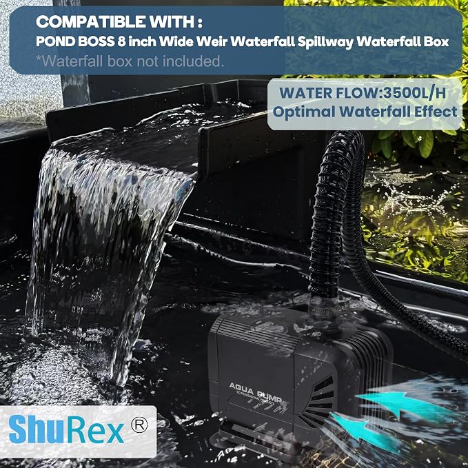900 GPH 45W Submersible Water Pump and 10 FT Tube - Image 4
