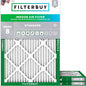 Filterbuy 17.5x24.5x1 Air Filter MERV 8 Essential Dust & Allergy Defense by Filterbuy
