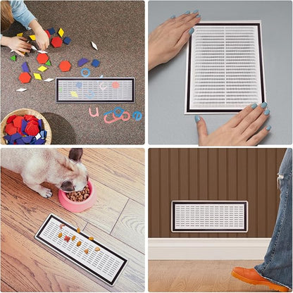 4 Pack 40cm x 30cm Magnetic Floor Vent Cover - Image 7