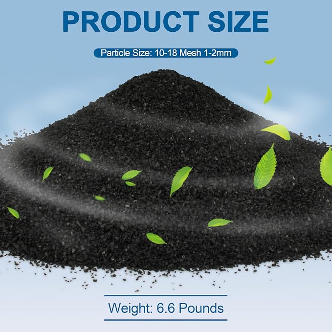 6.6 Lbs Bulk Activated Charcoal Water Distiller Charcoal Filters Media - Image 3