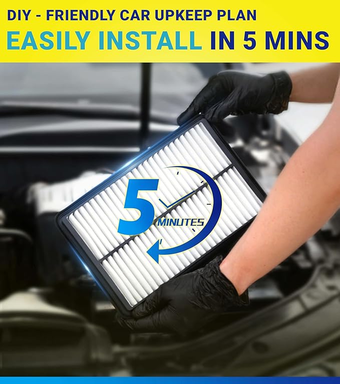Engine Cabin Air Filter Set for Tucson 2.5L Gas, Santa Fe 2.5L, Santa Cruz 2.5L - Image 5