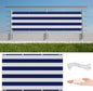 Balcony Privacy Screen 2' x 49.2' UV Protection Weather-Resistant Outdoor Dog by AYLFBFU