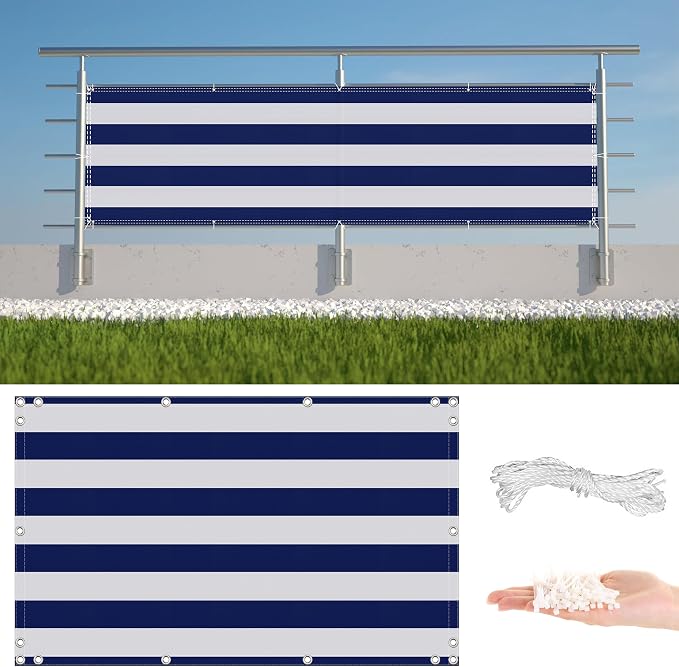 Privacy Fence 8.2' x 26.2' Durable and UV Resistant Privacy Fence Panels by AYLFBFU